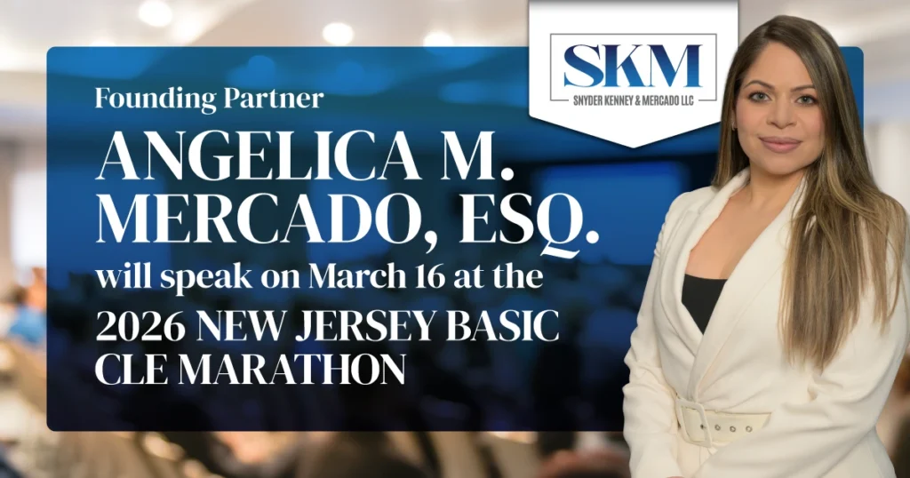 Angelica Mercado speaking at New Jersey Basic CLE Marathon